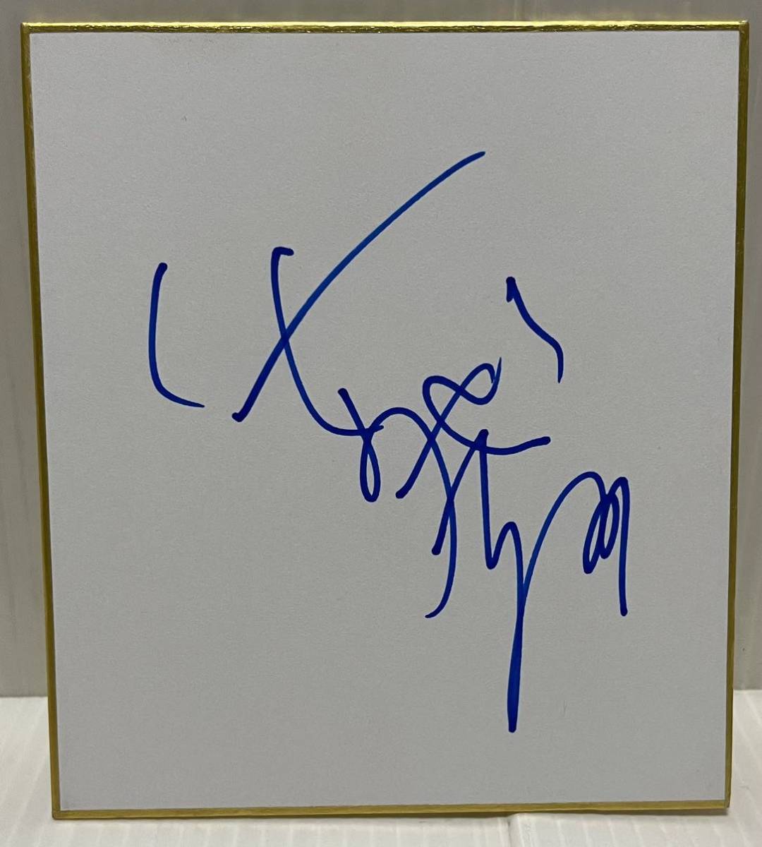 川越美和 直筆サイン色紙 美品 pressandbloom.com.au