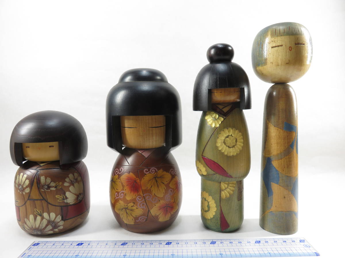 高野与八 秋田こけし 創作こけし 3体 | nalans.com