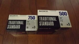 SONY　βテープ L-750 L-500　計8本　未開封