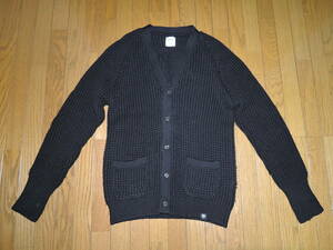 BEDWIN & THE HEARTBREAKERSbedo wing knitted cardigan 2 black heavy weight toke-bru compilation included /