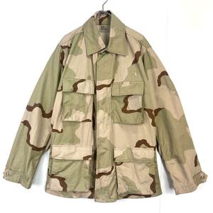 90s U.S.ARMY 米軍 BDU ミリタリージャケット デザートカモ 迷彩