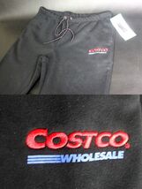 COSTCO WHOLESALE コストコロゴ メンズ フリース ジョガーパンツ ブラック サイズXL カークランド★送料520円_画像2