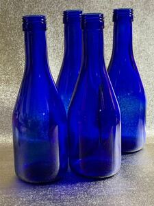 青い空瓶　　４本　ソーラー、ムーンウォーターに