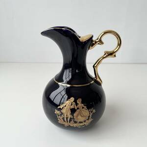 LIMOGES CASTEL リモージュ カステル 水差し 22K インテリア 置物 花器 花瓶 アンティーク フランス 西洋陶磁