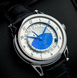 *DE BETHUNE*du*be палец на ноге nDB25 GMT STARRY VARIUS Star Lee various титан высший класс наручные часы редкий прекрасный товар!! трудно найти!!