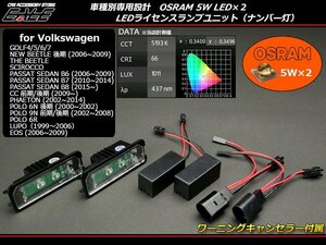 LEDライセンスランプ VW フォルクスワーゲン ニュービートル ザ ビートル 10W ナンバー灯 R-122