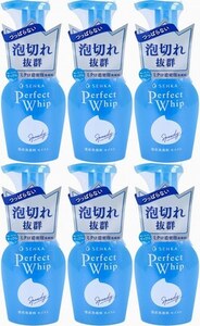 6個(900mL)　専科 スピーディーパーフェクトホイップ モイストタッチ 泡状洗顔料 150mL　弾力のあるきめの細かい濃密な白まゆ泡で・・・。