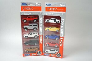 新品特価 WELLY ウェリー 1/64 NEX MODELS Z SUV ハマーH3 / BMW X5 白 他 5台セット WE52020-5SGZ / X スポーツカーセット 2点セット