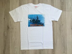 ▽♪ United Athle ユナイテッドアスレ Tシャツ 海上自衛隊 JMSDF 護衛艦 ABUKUMA DE-229ミリタリー/サバゲー 白 L