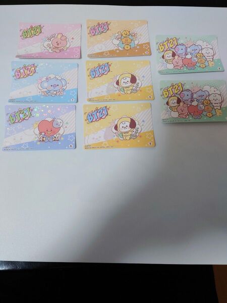 BT21 アイスバーシール 8枚セット