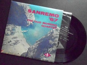 THE DUO MORENO QUARTET San Remo '67 豪盤４曲入りEP W&G 1967