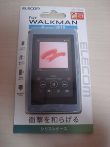 [送料無料 即決] SONY WALKMAN 2018 WALKMAN A50用シリコンケース ELECOM AVS-A18SCBU 未開封品