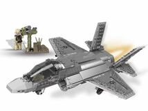 F-35 ライトニング II 統合打撃戦闘機 ミニフィグ レゴ 互換 LEGO 互換 テクニック フィギュア 646pcs_画像2