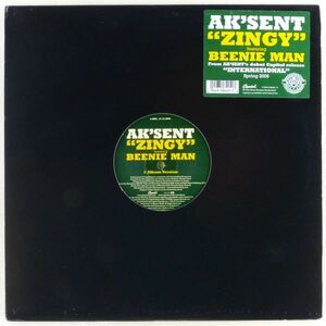 ■Ak'Sent（アクセント） featuring Beenie Man（ビーニ・マン）｜Zingy ＜12' 2006年 US盤＞