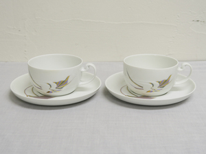 562 Rosenthal cup & saucer 2 customer byorun* vi mb Lad Rosenthal Asimmetria Goldblume Bjorn Wiinblad Vintage 