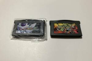 GBA メダロット弐 CORE クワガタ ほぼ新品 / メダロットG カブト ラベル上部焼け セット ゲームボーイアドバンス