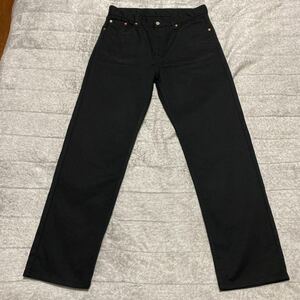 12A【着少】LEVIS リーバイス 533-36 黒 ブラック STRAIGHT ストレート パンツ 36 格安