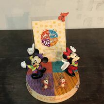 DISNEY ディズニー フィギュア Rhythms of the world ミッキー ミニー チップ デール 写真立て フォトフレーム 現状品_画像1