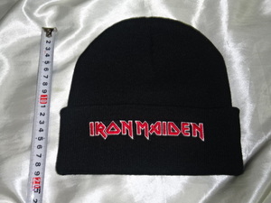 送料185円・H460■ アイアン・メイデン　IRON MAIDEN ビーニー ニットハット 帽子 キャップ