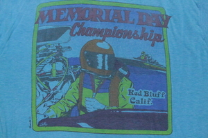 ヴィンテージ 80’s ノースリーブTシャツ M相当 MemorialDayChampionship 古着 Vintage アメカジ ストリート