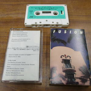S-3797【カセットテープ】カードあり / フュージョン 決定版 FUSION BEST ONE LEE RITENOUR 渡辺貞夫 NATIVE SON VCW-3800 cassette tapeの画像1