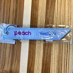 Peach Aviation フライトタグキーホルダー ピーチ・バニラエア統合記念 ピーチアビエーション ピーチ航空 Vanilla Air エアバス 飛行機