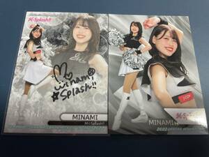 BBM22 MINAMI みなみ 直筆サイン M☆Splash チアリーダー 千葉ロッテマリーンズ