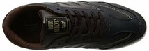 [オタフクテブクロ] 安全スニーカー ローカット 紐タイプ 鋼鉄先芯 JSAA A種 ワイドウルブズ メンズ ネイビーグレー×ブラウン 24.5 cm_画像5