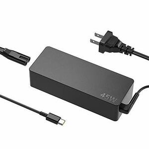 45W USB Type C ACアダプター-充電器 対応 Lenovo-電源アダプター Thinkpad E495 E595 x1 Carbon X280 レノボ 4X20M26255 タブレット