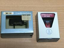 audio-technica／オーディオテクニカ :ＡＴ１００Ｅ(ＶＭ型カートリッジ) とAＴ－ＭＳ１１(ヘッドシェル)のセット 長期保管 中古品_画像3