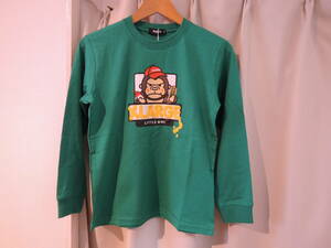 X-LARGE XLarge XLARGE Kids hot dokfa knee Gorilla long sleeve T shirt green 140 size newest popular commodity postage Y230~