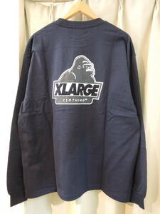 X-LARGE XLARGE エクストララージ SLANTED OG L/S TEE ロンT ネイビー Lサイズ 最新人気商品 送料￥230～ 値下げしました！