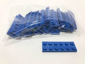 【新品未使用】レゴ　LEGO　プレート　2x6 ブルー　青　24枚　２×６