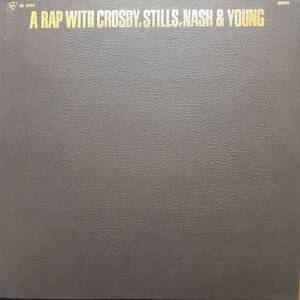 PROMO записано в Японии LP! не продается!CSN&Y / A Rap With Crosby, Stills, Nash & Young 1970 год ATLANTIC Япония glamo phone MI 3002 Neil Stephen David