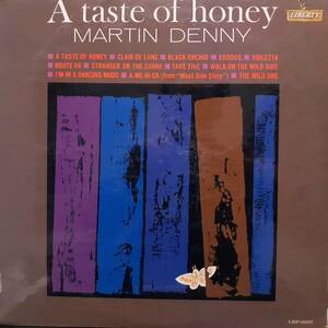 米LIBERTYオリジLP！虹ラベルMONO深溝！Martin Denny / A Taste Of Honey 1962年 LRP-3237 Dave BrubeckのTake Fiveカバー！エキゾ Exotica