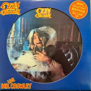 限定ピクチャー盤！米JETオリジLP！Ozzy Osbourne / Live Mr. Crowley 1982年 37640 COLUMBIA NY刻印！Randy Rhoads オジー・オズボーン