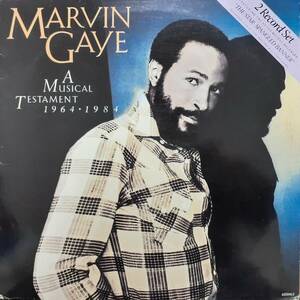 米MOTOWNオリジ2LP 未発表曲集！Marvin Gaye /A Musical Testament 1964.1984 1988年 6255ML2 NBAオールスターゲームLIVE マーヴィン・ゲイ