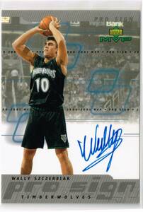 2000-01 NBA Upper Deck MVP ProSign Autograph #WS Wally Szczerbiak UD Auto ウォーリー・ザービアック 直筆サイン