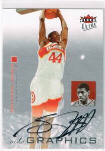 2007-08 NBA Fleer Ultra Autographics Black #AU-SJ Solomon Jones Auto Autograph フレア ウルトラ ソロモン・ジョーンズ 直筆サイン