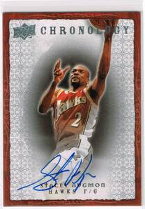 2007-08 NBA Upper Deck Chronology Autograph #85 Stacey Augmon UD Auto アッパーデック ステイシー・オーグモン 直筆サイン