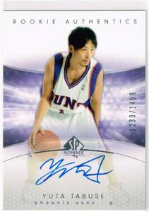 2004-05 NBA UD SP Authentic Autograph RC #142 Yuta Tabuse 1233/1499 Auto Rookie 田臥勇太 直筆サイン ルーキーカード