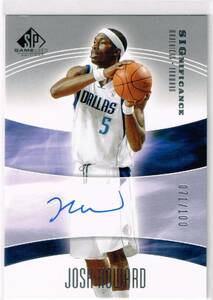 2004-05 NBA UD SP Game Used Significance Autograph #SIG-JH Josh Howard 071/100 ジョシュ・ハワード 直筆サイン