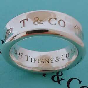  free shipping *Tiffany Tiffany 1837 narrow ring 12 number silver ring accessory regular goods prompt decision 