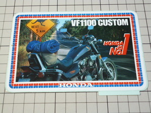 HONDA IS No.1 VF1100 CUSTOM ステッカー (150×101mm) ホンダ VF1100カスタム