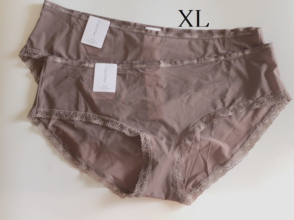 ２枚セット　XL☆Calvin klein カルバンクライン　薄生地ショーツ　Hipster