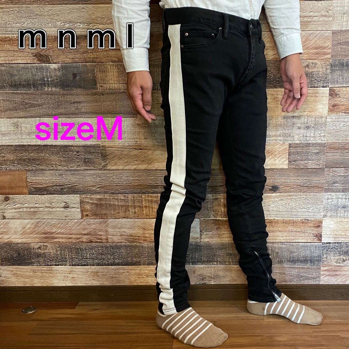 海外限定】 mnmlフレアパンツ サイズ30 tessiturasdenos.com.br