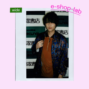 廣野凌大 イベント オフショットワイドチェキ (黒髪・柄シャツ)/HIT'S