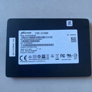 Micron 1100 SSD 256GB 2.5インチ MTFDDAK256TBN 動作確認済み L 8599