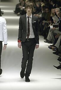 [ prompt decision ] illusion rare 04AW Dior Homme collection necktie red Dior Homme Eddie 