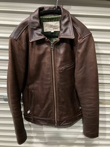 avirex oily cow tracker leather jacket アビレックス　レザージャケット　トラッカージャケット